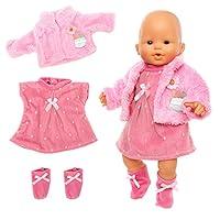 Algopix Similar Product 11 - Baby Doll Clothes Casual Cute Pink Suit