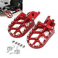 Algopix Similar Product 14 - JFG RACING Red Billet MX Wide Foot Pegs