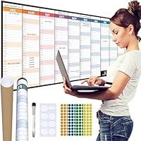 Algopix Similar Product 2 - Glacient Wall Planner Set Rolled