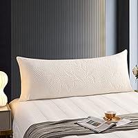 Algopix Similar Product 12 - Decroom Full Body Pillow Zipped Bamboo