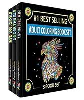 Algopix Similar Product 6 - Adult Coloring Books SetThree Books