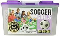 Algopix Similar Product 6 - Kaskey Kids Soccer Girls  PinkBlue