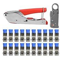 Algopix Similar Product 18 - MatSailer Coax Cable Crimper Coaxial