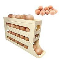 Algopix Similar Product 19 - 4 Tiers Egg Holder for Fridge 2024 New
