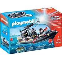 Algopix Similar Product 15 - Playmobil Tactical Unit Boat, Multicolor