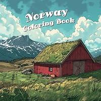 Algopix Similar Product 16 - Norway Coloring Book 50 Amazing