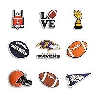 Algopix Similar Product 12 - RedTerrapene 10PCS Football Shoe Charms