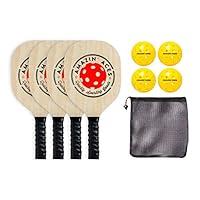 Algopix Similar Product 18 - Amazin Aces Pickleball Wood 4Paddle