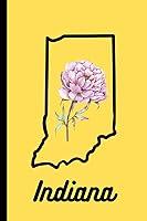 Algopix Similar Product 12 - Indiana State Peony Notebook 6x9 100