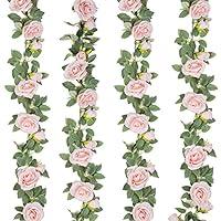 Algopix Similar Product 12 - TELDRASSIL 4Pcs26 FT Artificial Rose