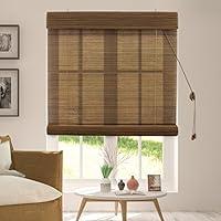 Algopix Similar Product 5 - Chicology Bamboo Roll Up Blinds  Wood