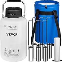 Algopix Similar Product 6 - Vevor 3L Liquid Nitrogen Tank Aluminum