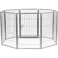 Algopix Similar Product 2 - Precision Pet Courtyard Kennel Silver
