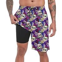 Algopix Similar Product 14 - Mens Swim Trunks with Compression