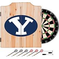 Algopix Similar Product 8 - NCAA BYU Wood Dart Cabinet Set
