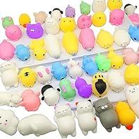 Algopix Similar Product 7 - 40 Pack Mochi Animals Squishies Kawaii