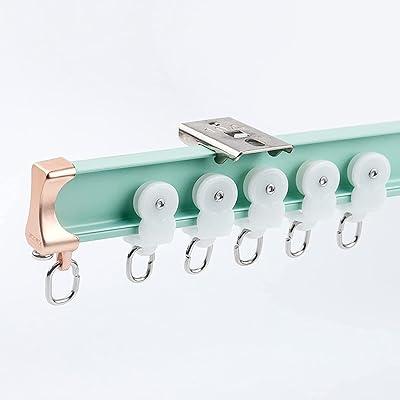 Flexible Ceiling Curtain Track Plastic Curtain Rail Bendable Track Ceiling  Mount