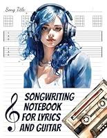 Algopix Similar Product 4 - Songwriting Notebook for Lyrics and