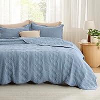 Algopix Similar Product 11 - Bedsure Twin Quilt Set  PreWashed