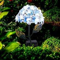 Algopix Similar Product 12 - Roaming Light Solar Hydrangea Stake