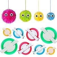 Algopix Similar Product 1 - Pompom Maker4 Sizes Pom pom Makers for