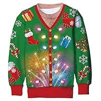 Algopix Similar Product 7 - Kid Ugly Christmas Sweatshirts Novelty