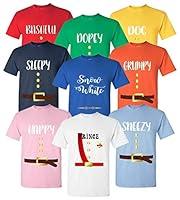 Algopix Similar Product 7 - 7 Dwarfs Halloween Shirts Cosplay