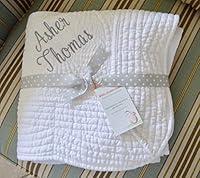Algopix Similar Product 10 - Personalized baby quilt for girl boy