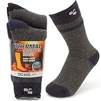 Algopix Similar Product 13 - DG Hill 2pk Kids Thermal Winter Socks