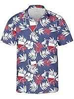 Algopix Similar Product 14 - HEARTZZ Texas Hawaiian Shirt for Men