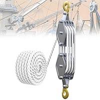 Algopix Similar Product 20 - YATOINTO Rope Pulley Hoist 4400 LB 81