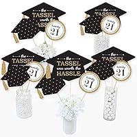 Algopix Similar Product 8 - Big Dot of Happiness Gold  Tassel