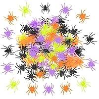 Algopix Similar Product 1 - Plastic Spiders Halloween Decorations