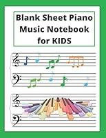 Algopix Similar Product 6 - Blank Sheet Piano Music Notebook for