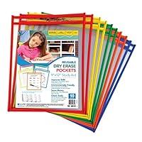 Algopix Similar Product 4 - CLine Reusable Dry Erase Pockets 9 x