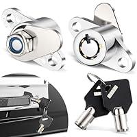 Algopix Similar Product 11 - Amazicha 2 Keys Saddlebag Lock Set Hard