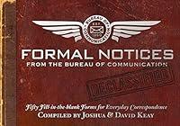 Algopix Similar Product 8 - Formal Notices Fifty FillintheBlank