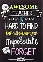 Algopix Similar Product 15 - Teacher Notebook An Awesome Teacher Is