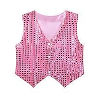 Algopix Similar Product 11 - TiaoBug Kids Girls Sequins Hip Hop Jazz