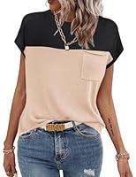 Algopix Similar Product 3 - Womens Fashion Summer Tops Trendy Color