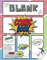 Algopix Similar Product 8 - Blank Comic Book Create Your Own Comic