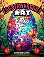 Algopix Similar Product 18 - Eggstravagant Art Coloring Book An