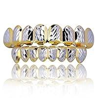 Algopix Similar Product 5 - 18K Gold Plated Hip Hop Diamond Cut