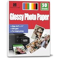 Algopix Similar Product 17 - NICKANG Glossy Photo Paper 85 x 11