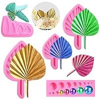 Algopix Similar Product 17 - 5 Pieces Fan Leaf Mold Palm Leaves Mold