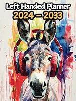 Algopix Similar Product 20 - Donkey Left Handed Planner 10 Year