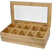 Algopix Similar Product 11 - Estilo Bamboo Tea Storage Box 10