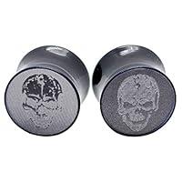 Algopix Similar Product 10 - Pierce2GO Black Acrylic Plugs with