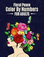 Algopix Similar Product 19 - Floral Peace Color By Numbers For