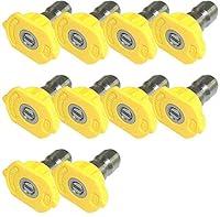 Algopix Similar Product 13 - Yellow QC Nozzle 10pk 15045 15